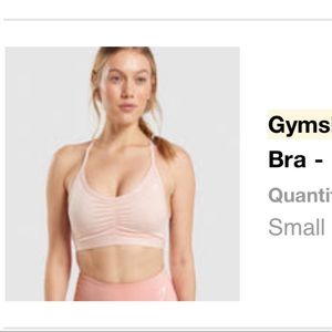 brand new gymshark sports bra